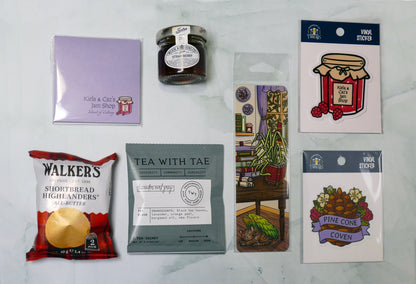 The Spellshop story box lifestyle display