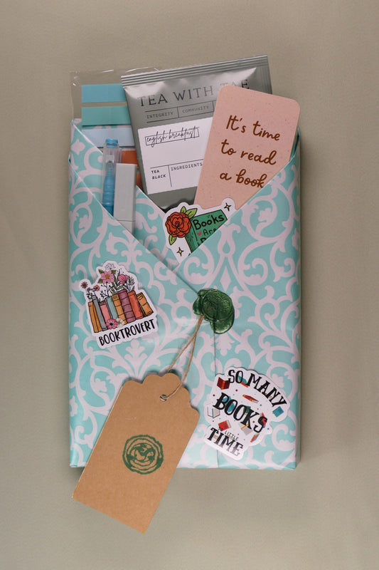 Surprise wrapped book lifestyle photo – historical mystery | The Story Grove