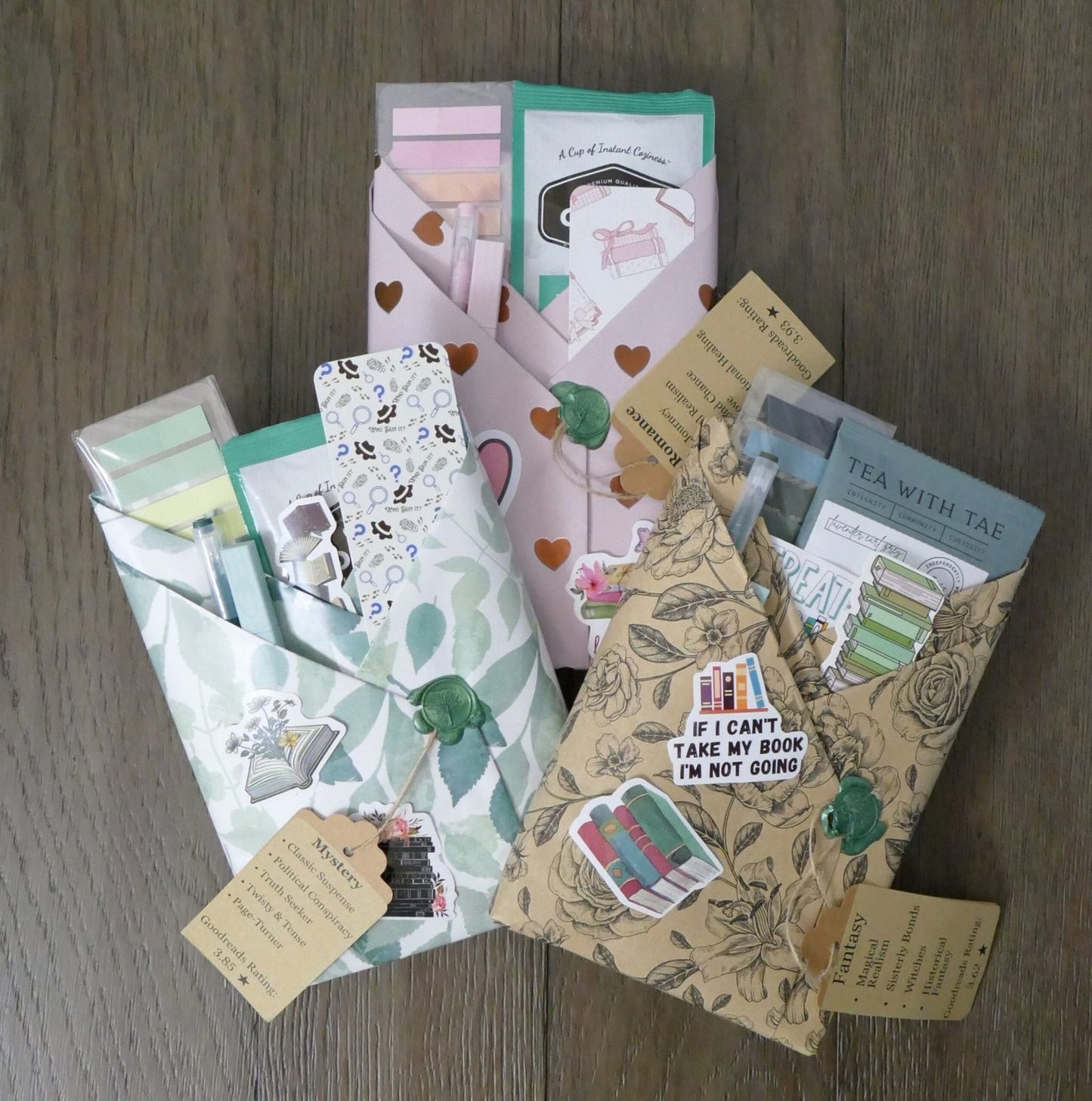 The Story Grove Wrapped Reads flat lay display