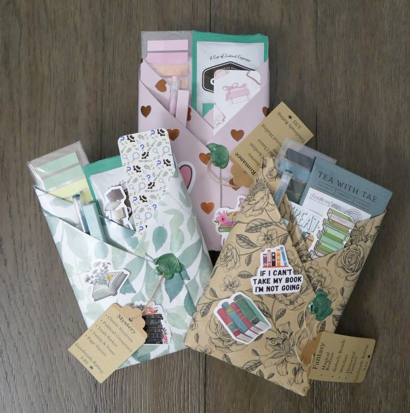 The Story Grove Wrapped Reads flat lay display