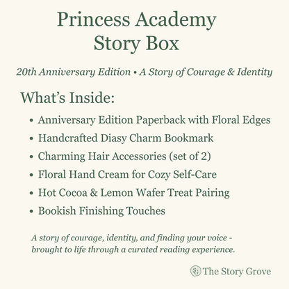 What’s included in the Princess Academy Story Box