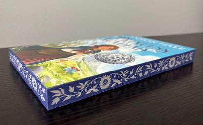 Princess Academy book with sprayed edges detail