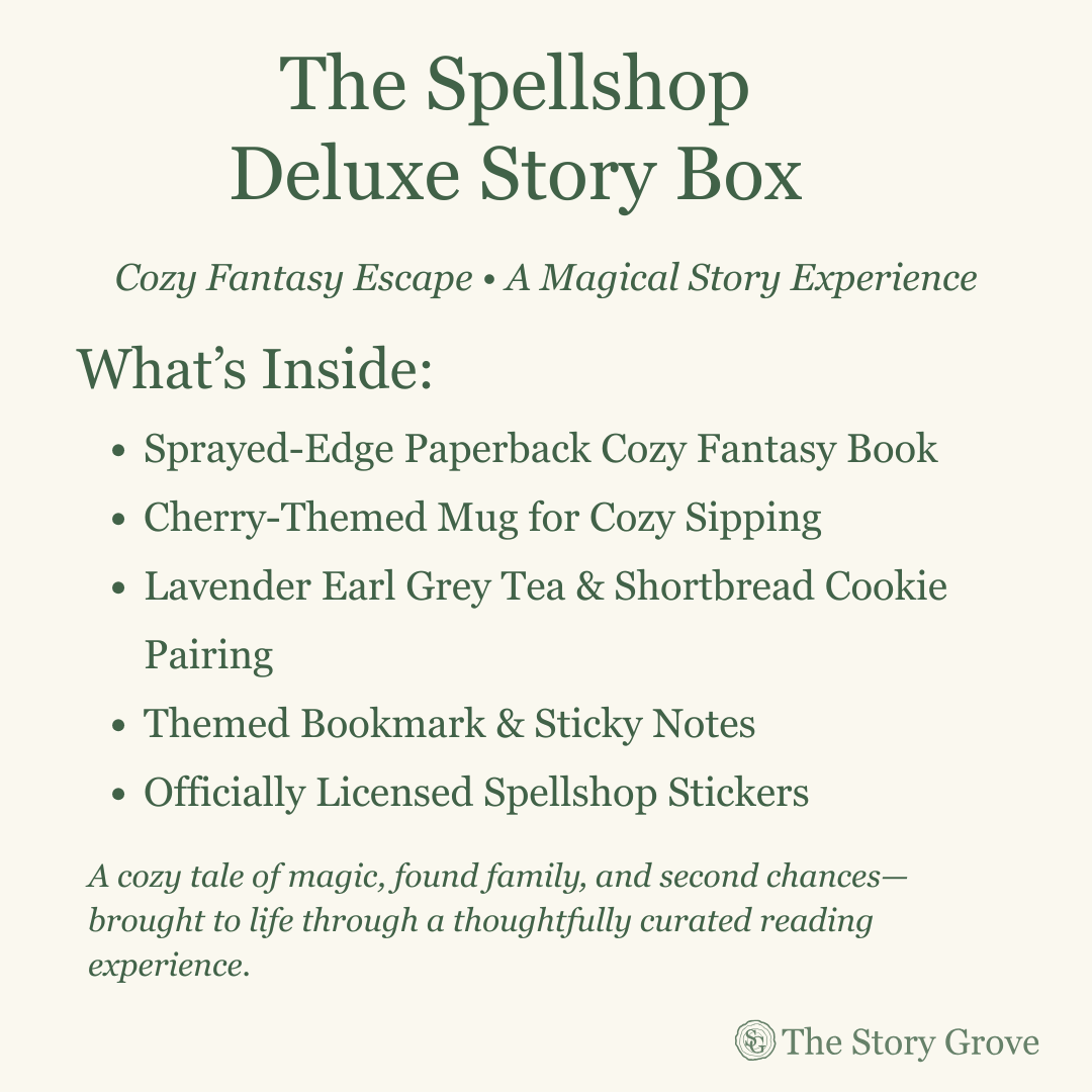 the spellshop deluxe book box the spellshop deluxe book box Includes