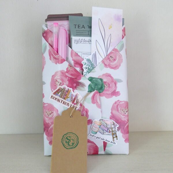 pink watercolor roses wrapped read 1