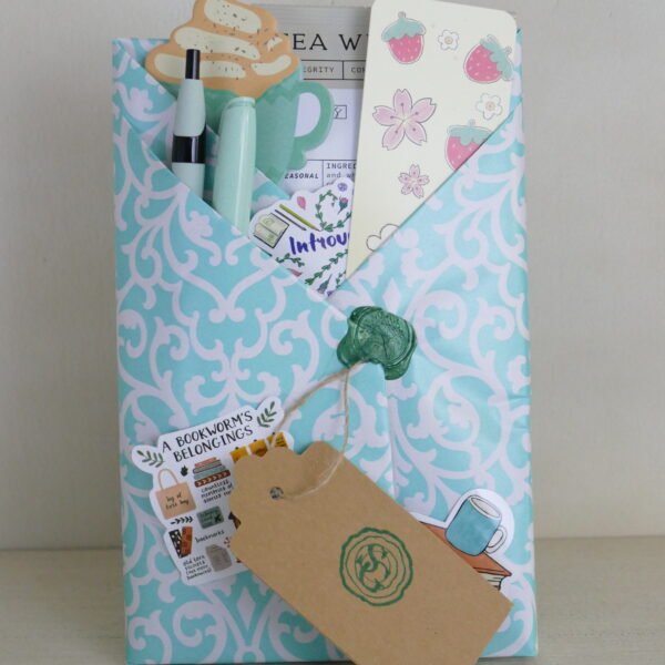 teal ornate wrapped read 1